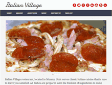 Tablet Screenshot of italianvillageslc.com
